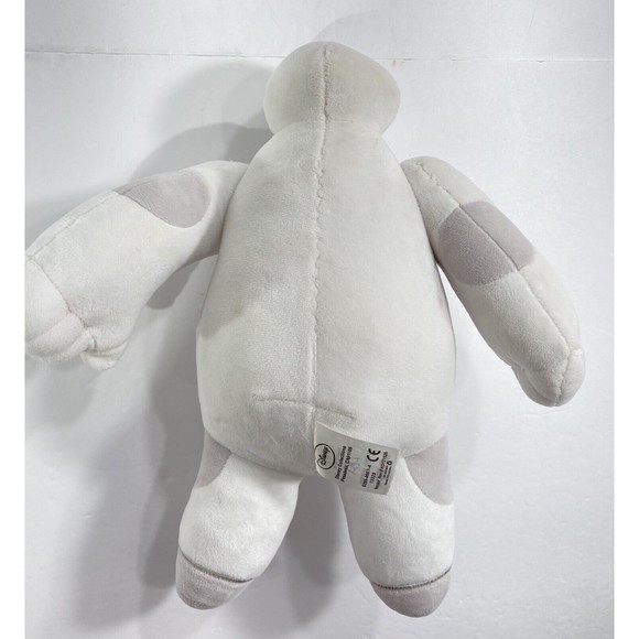 Disney Baymax 12" Big Hero 6 White Plush Toy Robot Jointed Shoulder Movable Arms - Picture 3 of 12